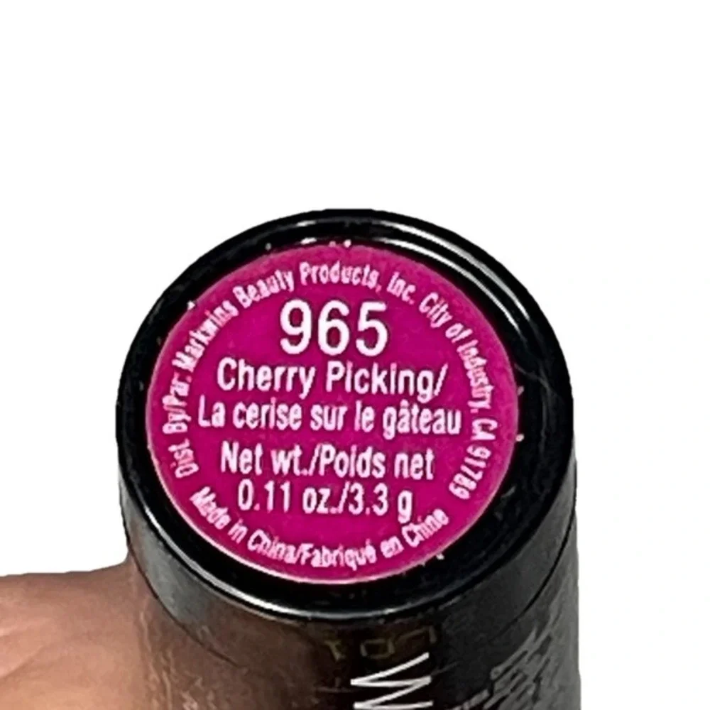 Wet n Wild MegaLast Lipstick Cherry Picking Bold Berry Pink 965 New Sealed Sexy